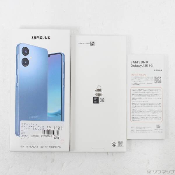 〔中古〕SAMSUNG(サムスン) Galaxy A25 5G 64GB ブルー SCG33 auロック解除SIMフリー〔269-ud〕 |  | 04