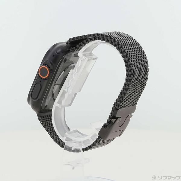 〔中古〕Apple(アップル) Apple Watch Ultra 2 GPS + Cellular 49mm ブラックチタニウムケース ブラックチタニウムミラネーゼループ〔269-ud〕 |  | 01