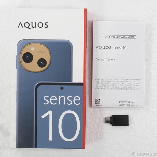 〔中古〕SHARP(シャープ) AQUOS sense10 256GB デニムネイビー SH-M33 SIMフリー〔305-ud〕 |  | 04