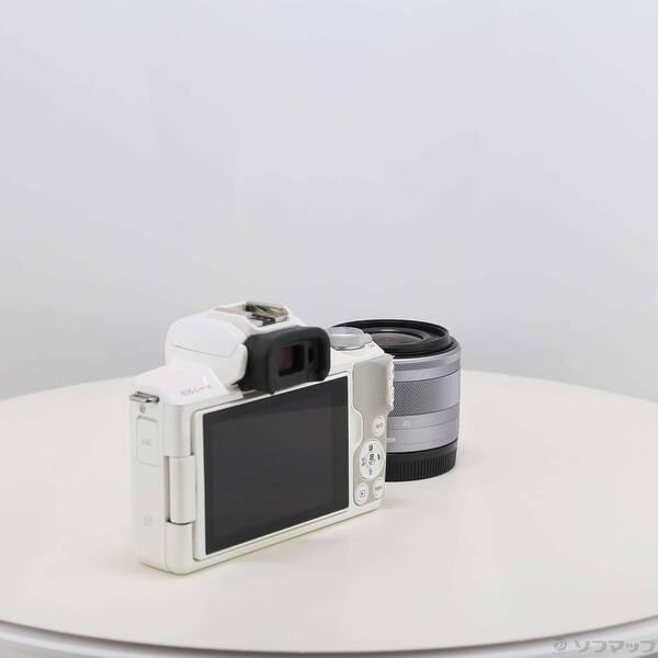 〔中古〕Canon(キヤノン) EOS Kiss M ダブルレンズキット ホワイト〔297-ud〕 |  | 01