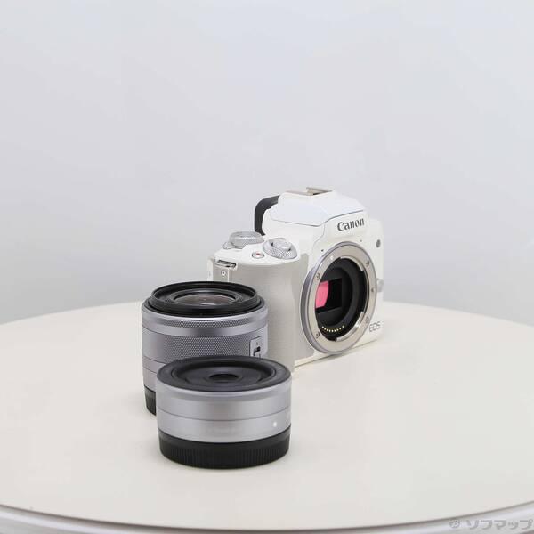 〔中古〕Canon(キヤノン) EOS Kiss M ダブルレンズキット ホワイト〔297-ud〕 |  | 03