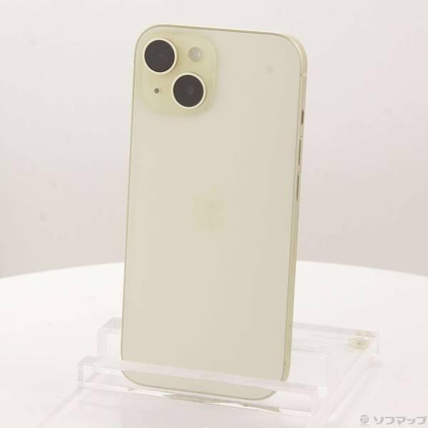 〔中古〕Apple(アップル) iPhone15 128GB イエロー MTMK3J／A SIMフリー〔349-ud〕 | 