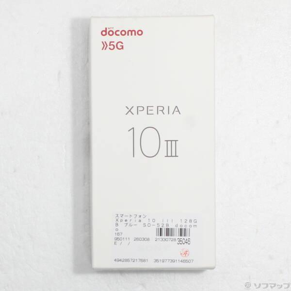 〔中古〕SONY(ソニー) Xperia 10 III 128GB ブルー SO-52B docomoロック解除SIMフリー〔198-ud〕 |  | 04