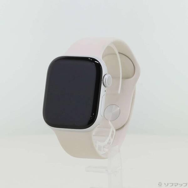 〔中古〕Apple(アップル) Apple Watch Series 10 GPS 42mm シルバーアルミニウムケース スターライトスポーツバンド〔269-ud〕 | 