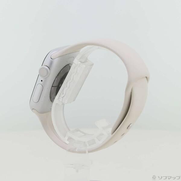 〔中古〕Apple(アップル) Apple Watch Series 10 GPS 42mm シルバーアルミニウムケース スターライトスポーツバンド〔269-ud〕 |  | 01