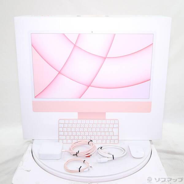 〔中古〕Apple(アップル) iMac 24-inch Mid-2021 MGPM3J／A Apple M1 8コアCPU_8コアGPU 8GB SSD256GB ピンク 〔26.3 Tahoe〕〔258-ud〕 |  | 04