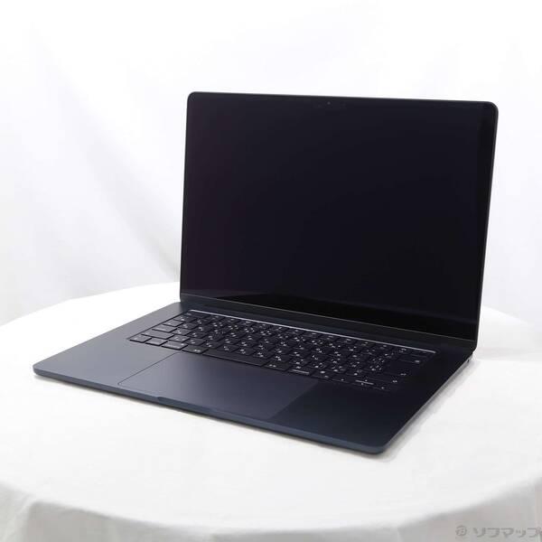 〔中古〕Apple(アップル) MacBook Air 15.3-inch Late-2024 MC9L4J／A Apple M3 8コアCPU_10コアGPU 24GB SSD512GB ミッドナイト 〔26.3 Tahoe〕〔198-ud〕 | 