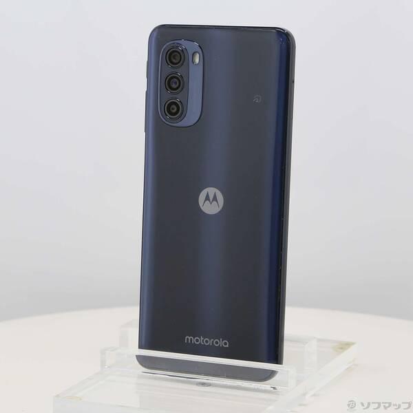 〔中古〕Motorola(モトローラ) moto g52j 5G 128GB インクブラック PATM0000JP SIMフリー〔352-ud〕 | 