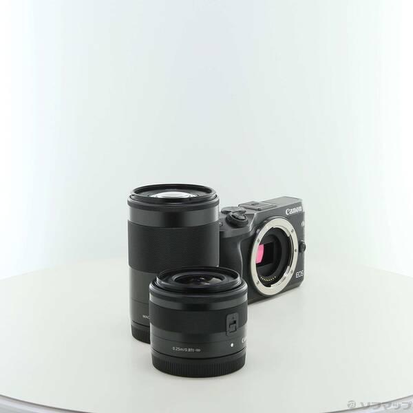 〔中古〕Canon(キヤノン) ミラーレスカメラ EOS M6 (ブラック)・ダブルズームキット〔198-ud〕 |  | 03