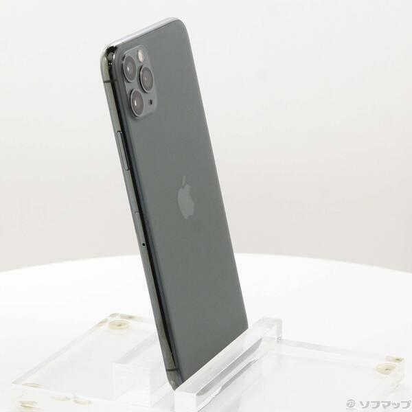 〔中古〕au iPhone11 Pro Max 256GB ミッドナイトグリーン MWHM2J／A SIMフリー〔247-ud〕 |  | 03