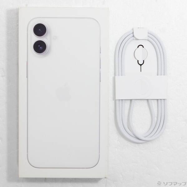 〔中古〕Apple(アップル) iPhone16 Plus 256GB ホワイト MXVH3J／A SIMフリー〔262-ud〕 |  | 04
