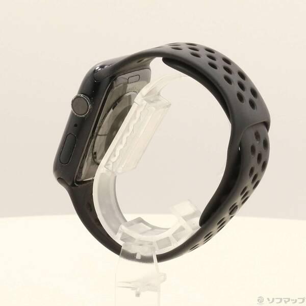 〔中古〕Apple(アップル) Apple Watch Series 7 Nike GPS 45mm ミッドナイトアルミニウムケース アンスラサイト／ブラックNikeスポーツバンド〔276-ud〕 |  | 01