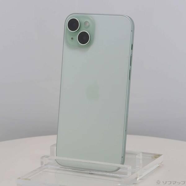 〔中古〕Apple(アップル) iPhone15 Plus 128GB グリーン MU0E3J／A SIMフリー〔276-ud〕 | 