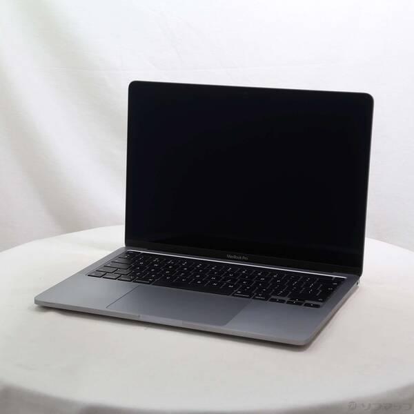〔中古〕Apple(アップル) MacBook Pro 13.3-inch Late-2020 MYD82J／A Apple M1 8コアCPU_8コアGPU 16GB SSD256GB スペースグレイ 〔15.3 Sequoia〕〔368-ud〕 | 