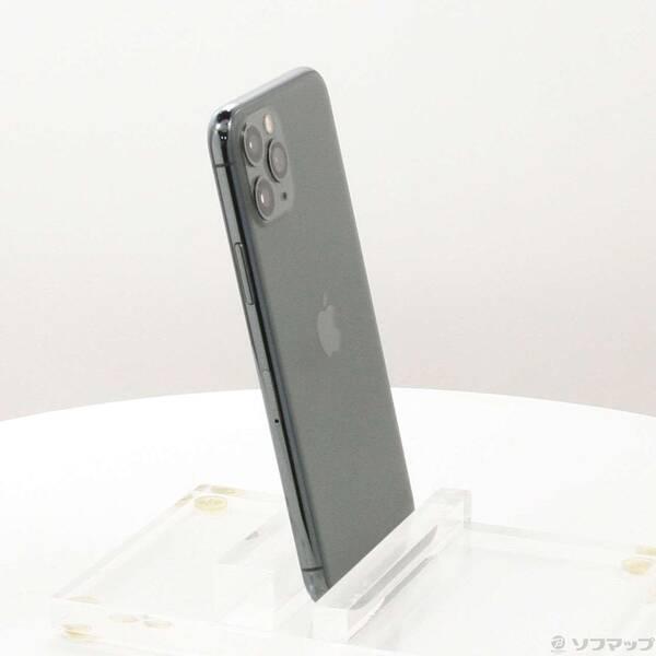 〔中古〕Apple(アップル) iPhone11 Pro 256GB ミッドナイトグリーン NWCC2J／A SIMフリー〔262-ud〕 |  | 03