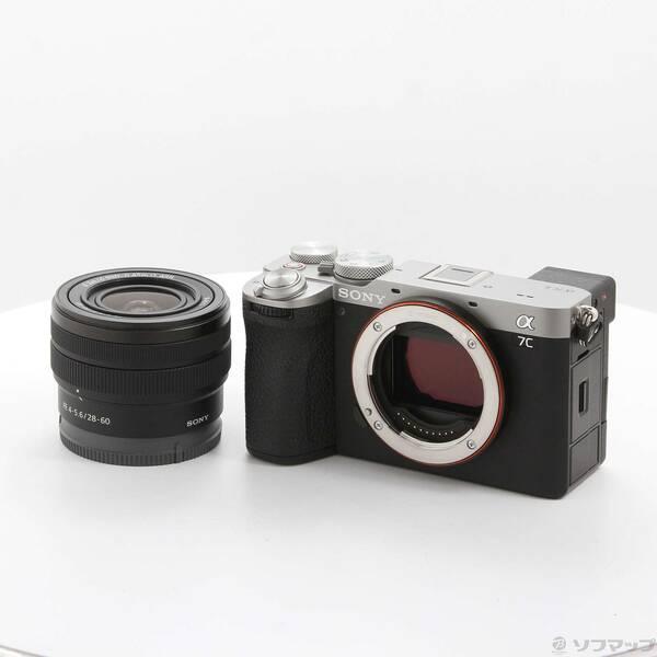 〔中古〕SONY(ソニー) α7C II ズームレンズキット シルバー ILCE-7CM2L S〔196-ud〕 | 