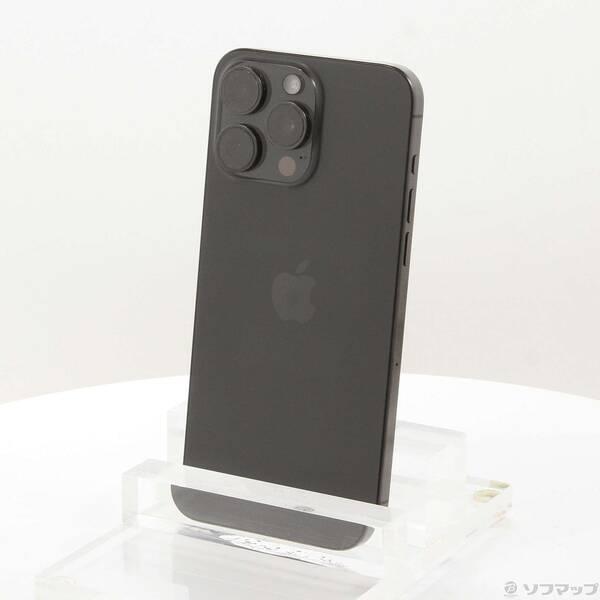 〔中古〕Apple(アップル) iPhone15 Pro Max 256GB ブラックチタニウム MU6P3J／A SIMフリー〔269-ud〕 | 