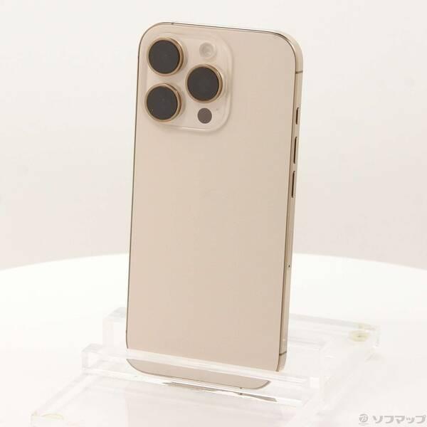 〔中古〕Apple(アップル) iPhone16 Pro 128GB デザートチタニウム MYMX3J／A SIMフリー〔352-ud〕 | 