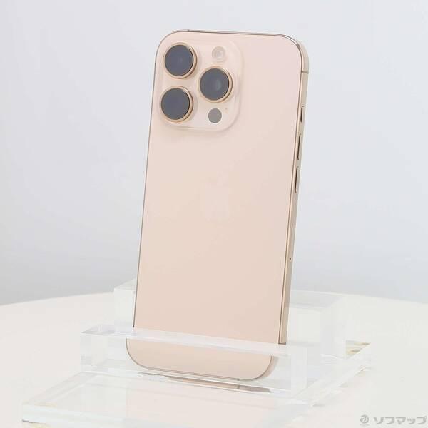 〔中古〕Apple(アップル) iPhone16 Pro 256GB デザートチタニウム MYN23J／A SIMフリー〔371-ud〕 | 