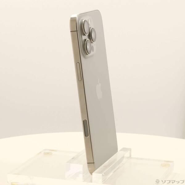 〔中古〕Apple(アップル) iPhone16 Pro Max 256GB ナチュラルチタニウム MYWK3J／A SIMフリー〔269-ud〕 |  | 03