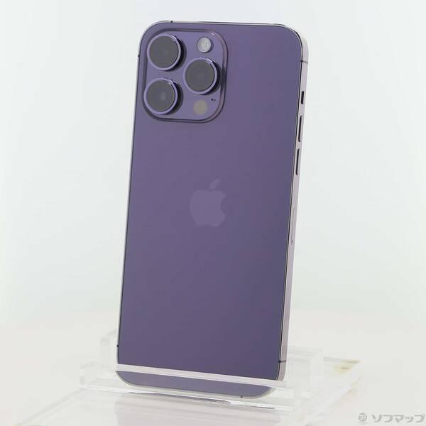 〔中古〕Apple(アップル) iPhone14 Pro Max 256GB ディープパープル NQ9E3J／A SIMフリー〔198-ud〕 | 