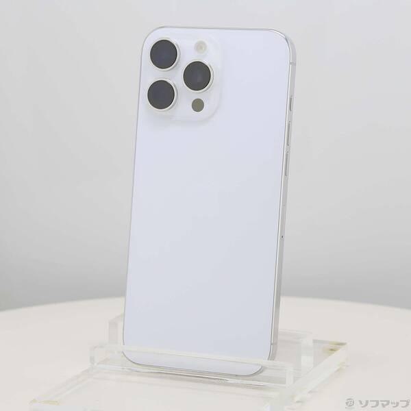 〔中古〕Apple(アップル) iPhone16 Pro Max 256GB ホワイトチタニウム MYWH3J／A SIMフリー〔368-ud〕 | 