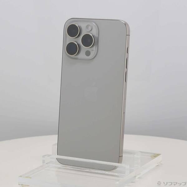 〔中古〕Apple(アップル) iPhone15 Pro Max 256GB ナチュラルチタニウム MU6R3J／A SIMフリー〔269-ud〕 | 