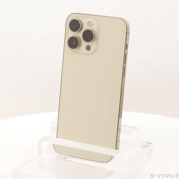 〔中古〕Apple(アップル) iPhone14 Pro Max 256GB ゴールド MQ9D3J／A SIMフリー〔276-ud〕 | 