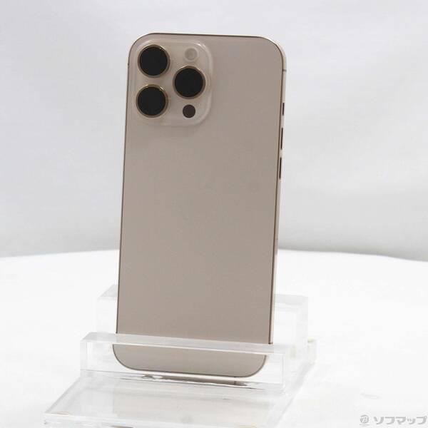 〔中古〕Apple(アップル) iPhone16 Pro Max 1TB デザートチタニウム MYWT3J／A SIMフリー〔377-ud〕 | 