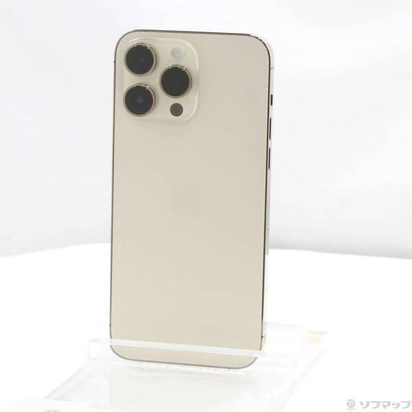 〔中古〕Apple(アップル) iPhone14 Pro Max 1TB ゴールド MQ9M3J／A SIMフリー〔371-ud〕 | 