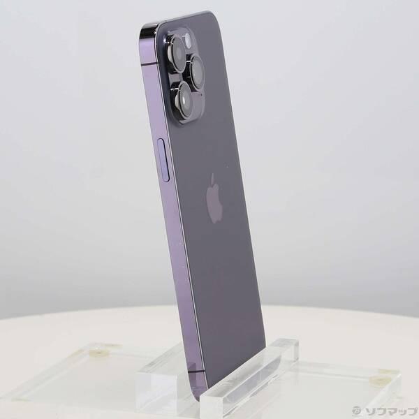 〔中古〕Apple(アップル) iPhone14 Pro Max 128GB ディープパープル MQ993J／A SIMフリー〔348-ud〕 |  | 03