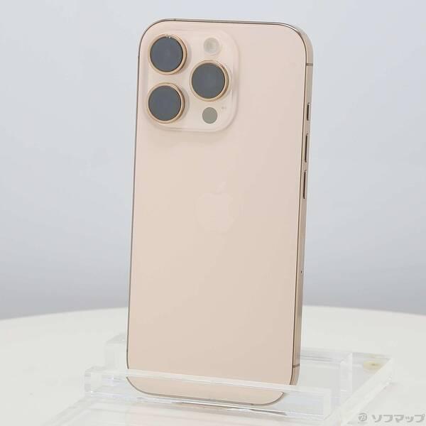 〔中古〕Apple(アップル) iPhone16 Pro 256GB デザートチタニウム MYN23J／A SIMフリー〔305-ud〕 | 