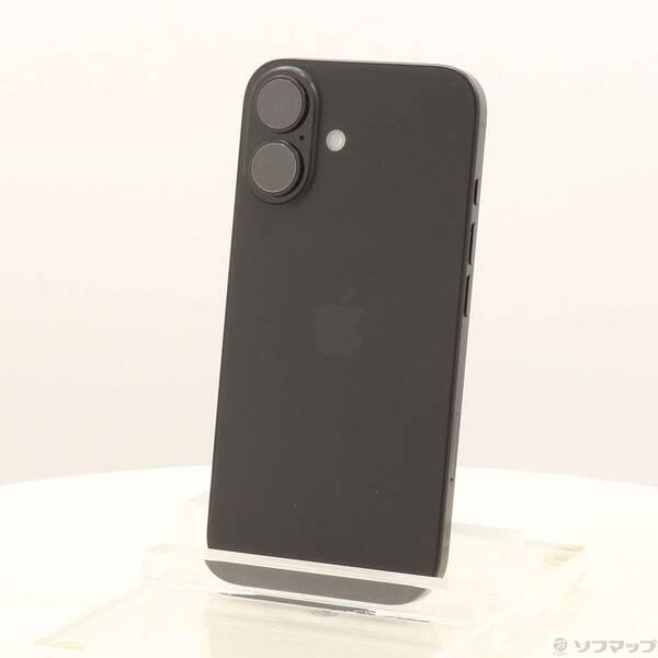 〔中古〕Apple(アップル) iPhone16 256GB ブラック MYDW3J／A SIMフリー〔262-ud〕 | 
