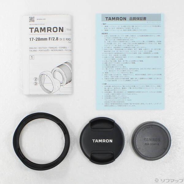 〔中古〕TAMRON(タムロン) 〔展示品〕 17-28mm F／2.8 Di III RXD (A046)〔262-ud〕 |  | 04