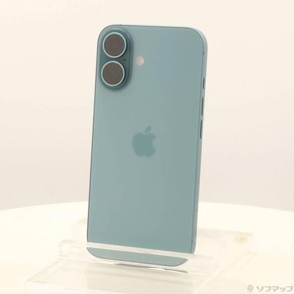 〔中古〕Apple(アップル) iPhone16 128GB ティール MYDV3J／A SIMフリー〔276-ud〕 | 