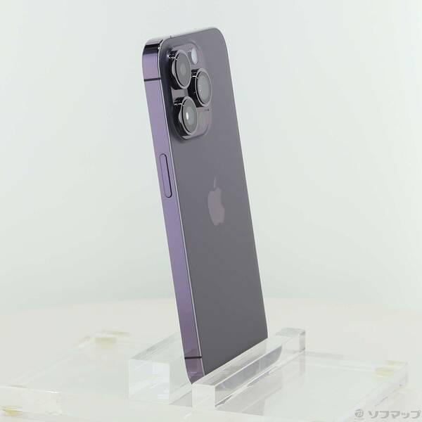 〔中古〕Apple(アップル) iPhone14 Pro 128GB ディープパープル MQ0F3J／A SIMフリー〔258-ud〕 |  | 03