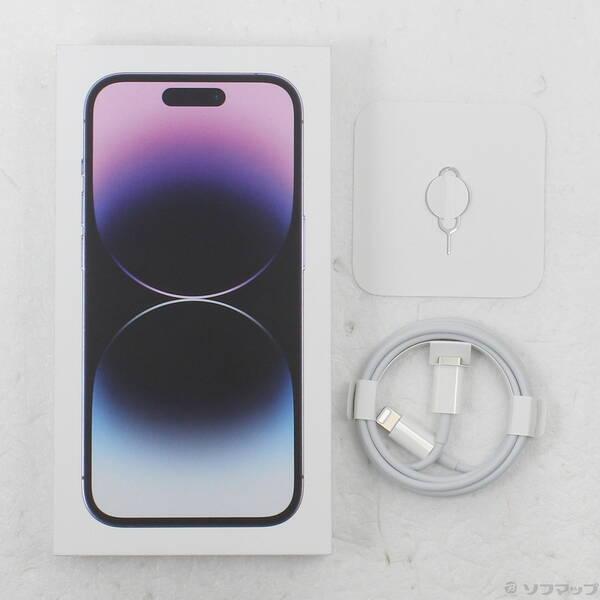 〔中古〕Apple(アップル) iPhone14 Pro 128GB ディープパープル MQ0F3J／A SIMフリー〔258-ud〕 |  | 04