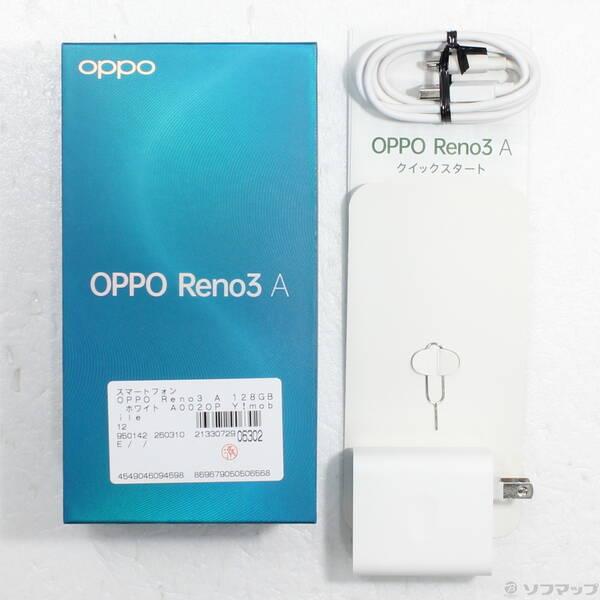 〔中古〕OPPO(オッポ) OPPO Reno3 A 128GB ホワイト A002OP Y!mobile〔368-ud〕 |  | 04