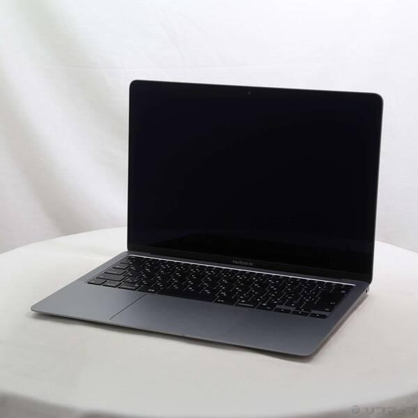 〔中古〕Apple(アップル) MacBook Air 13.3-inch Late-2020 MGN63J／A Apple M1 8コアCPU_7コアGPU 8GB SSD256GB スペースグレイ 〔15.3 Sequoia〕〔262-ud〕 | 