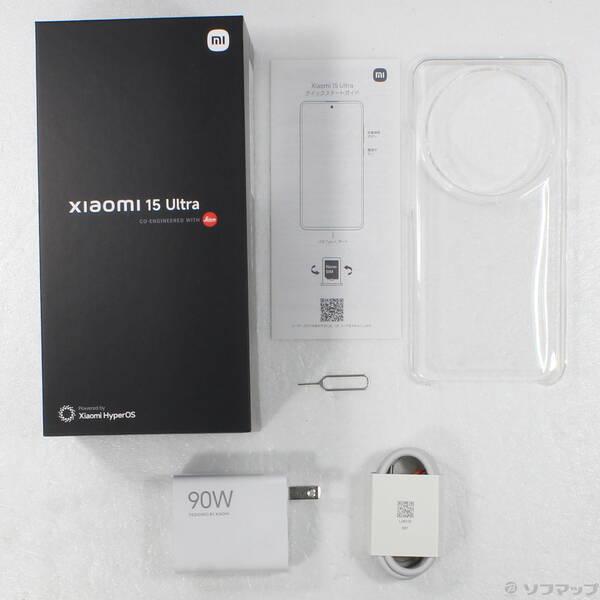 〔中古〕XIAOMI Xiaomi 15 Ultra 1TB シルバークローム MZB0JK0JP SIMフリー〔262-ud〕 |  | 04