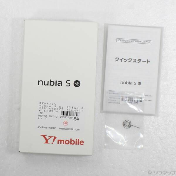 〔中古〕ZTE nubia S 5G 128GB ホワイト A403ZT Y!mobile SIMフリー〔269-ud〕 |  | 04