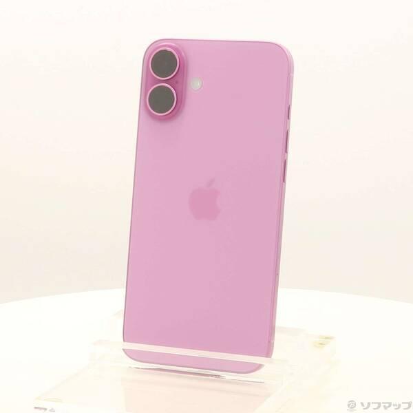 〔中古〕Apple(アップル) iPhone16 Plus 128GB ピンク MXVD3J／A SIMフリー〔262-ud〕 | 