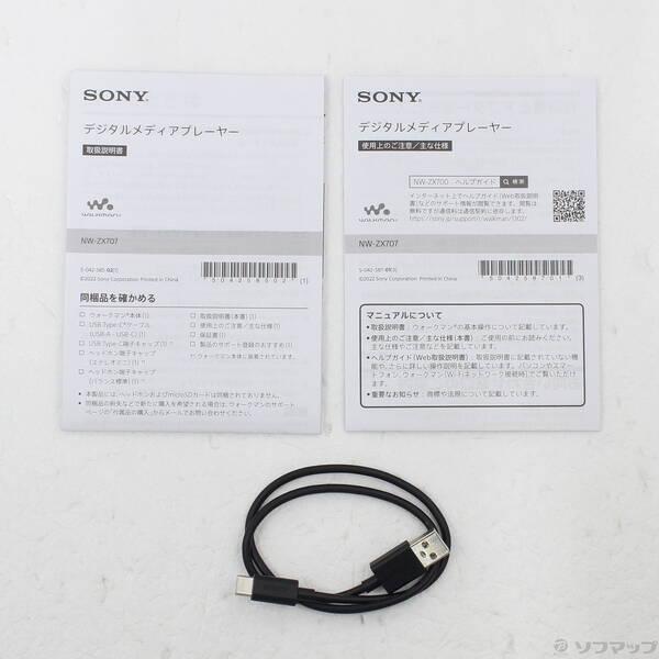 〔中古〕SONY(ソニー) WALKMAN ZX707 メモリ64GB+microSD ブラック NW-ZX707〔269-ud〕 |  | 04
