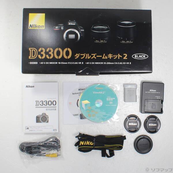 〔中古〕Nikon(ニコン) NIKON D3300 ダブルズームキット2 ブラック (2410万画素／SDXC)〔348-ud〕 |  | 05