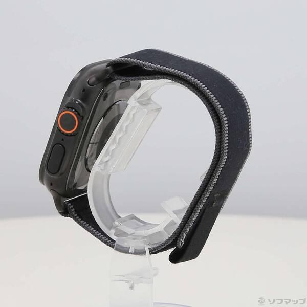 〔中古〕Apple(アップル) Apple Watch Ultra 3 GPS + Cellular 49mm ブラックチタニウムケース ブラック／チャコールトレイルループ〔258-ud〕 |  | 01