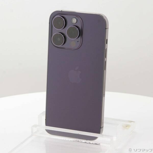 〔中古〕Apple(アップル) iPhone14 Pro 128GB ディープパープル MQ0F3J／A SIMフリー〔352-ud〕 | 