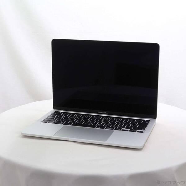 〔中古〕Apple(アップル) MacBook Pro 13.3-inch Late-2020 MYDA2J／A Apple M1 8コアCPU_8コアGPU 8GB SSD256GB シルバー 〔15.3 Sequoia〕〔368-ud〕 | 