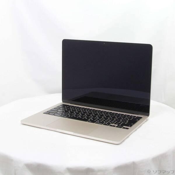 〔中古〕Apple(アップル) MacBook Air 13.6-inch Mid-2022 MLY13J／A Apple M2 8コアCPU_8コアGPU 8GB SSD256GB スターライト 〔26.3 Tahoe〕〔348-ud〕 | 