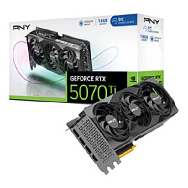 〔中古〕PNY GeForce RTX 5070 Ti 16GB Overclocked Triple Fan VGC5070T16TFXPB1-O〔262-ud〕 | 