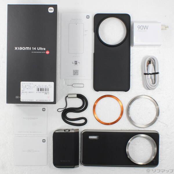 〔中古〕XIAOMI Xiaomi 14 Ultra 512GB ブラック MZB0HB0JP SIMフリー〔348-ud〕 |  | 04